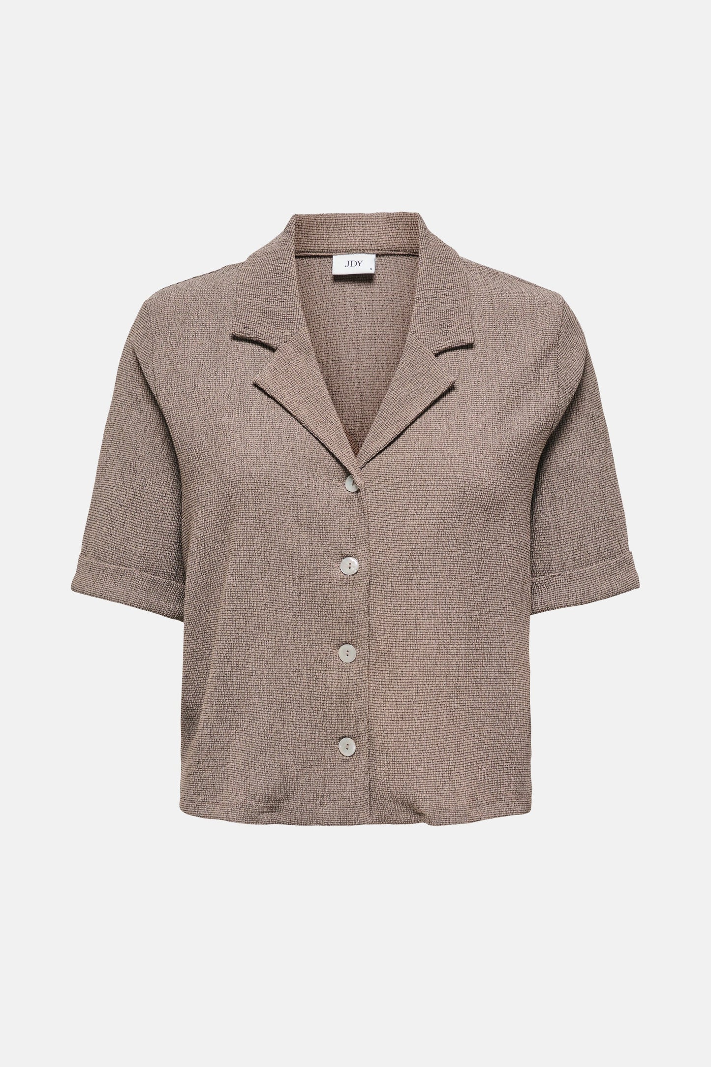 Korte Mouwen Hemd - Beige
