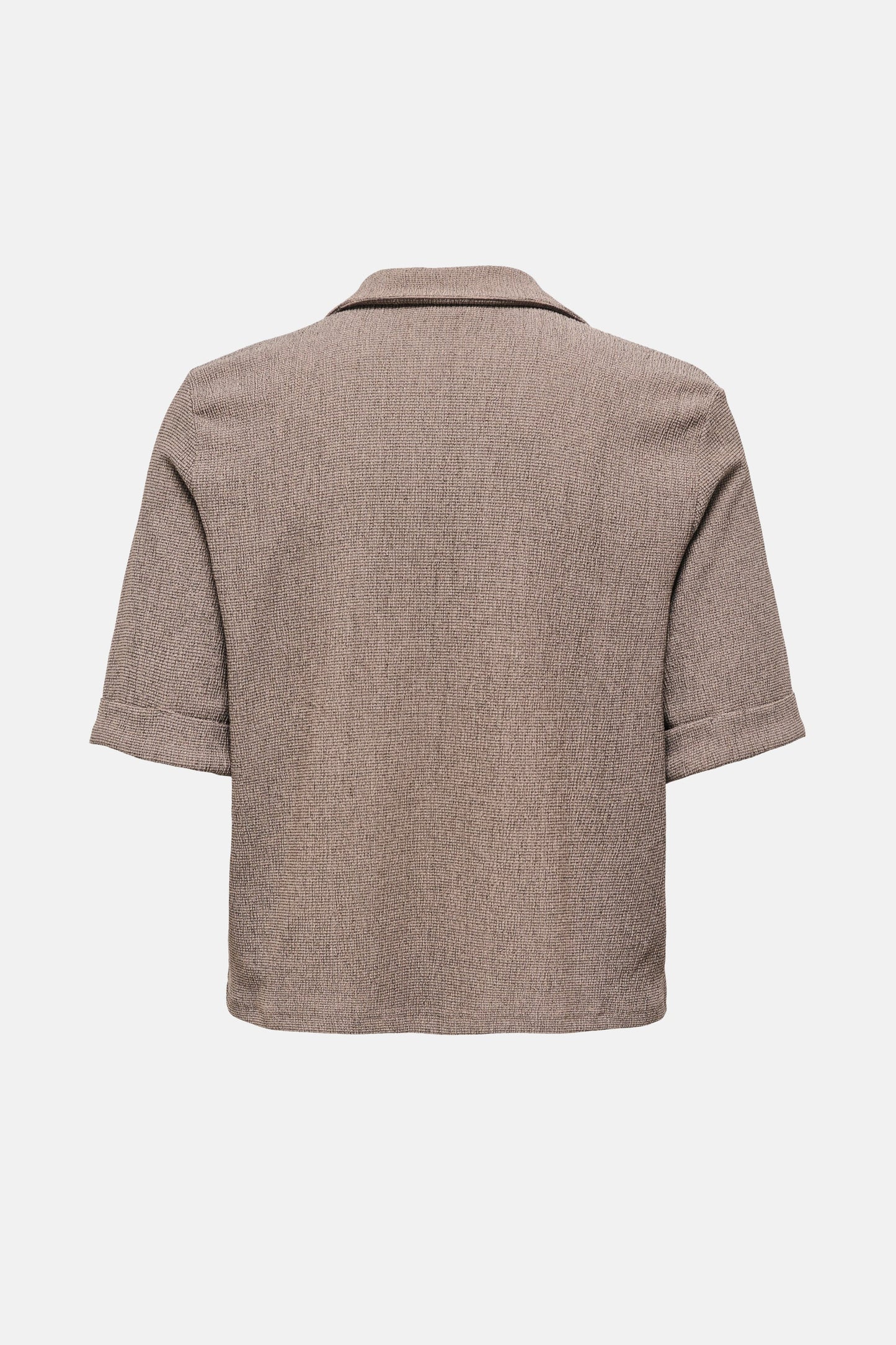 Korte Mouwen Hemd - Beige