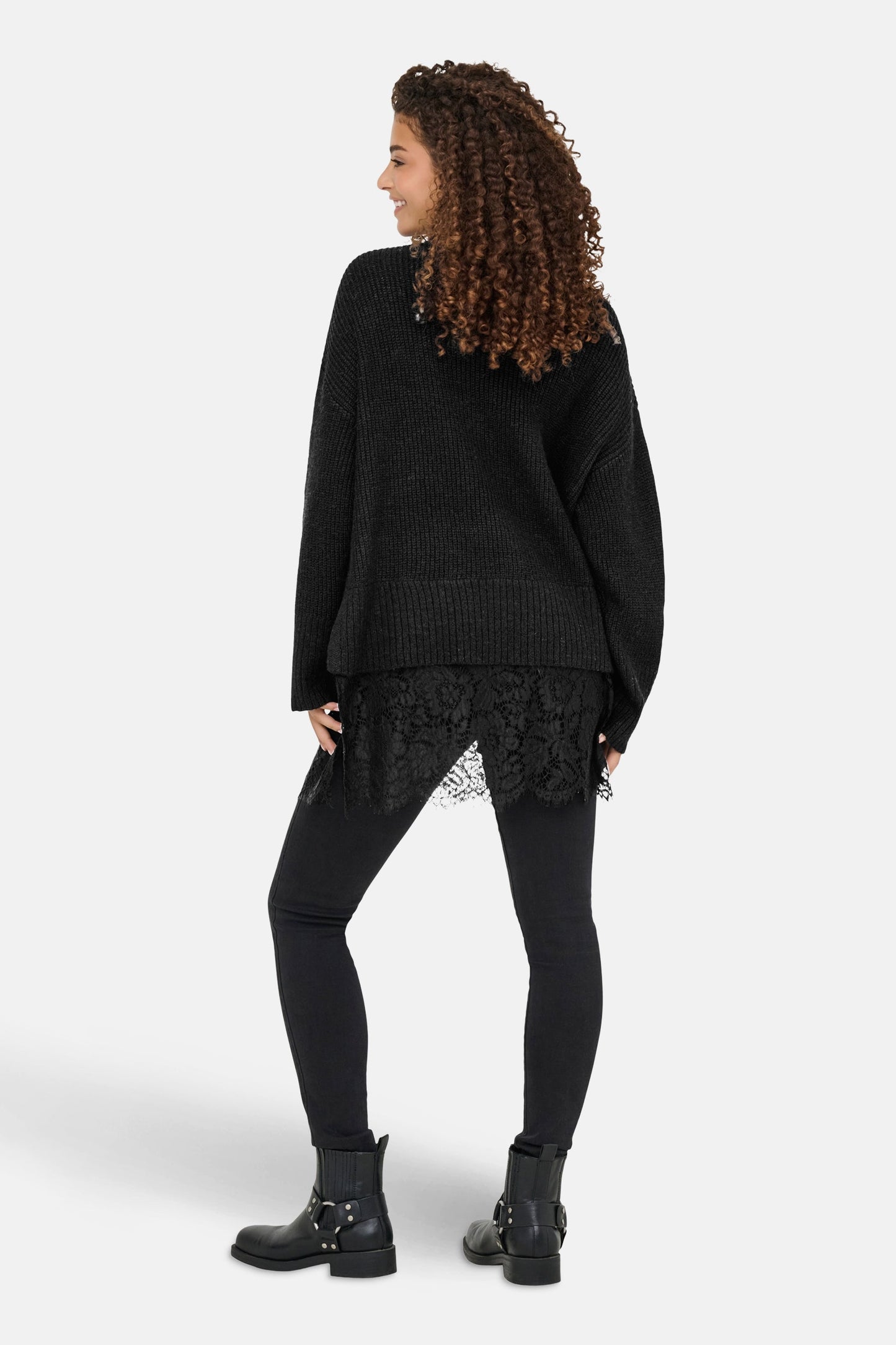 Trui met V-hals zwart - ONLY®