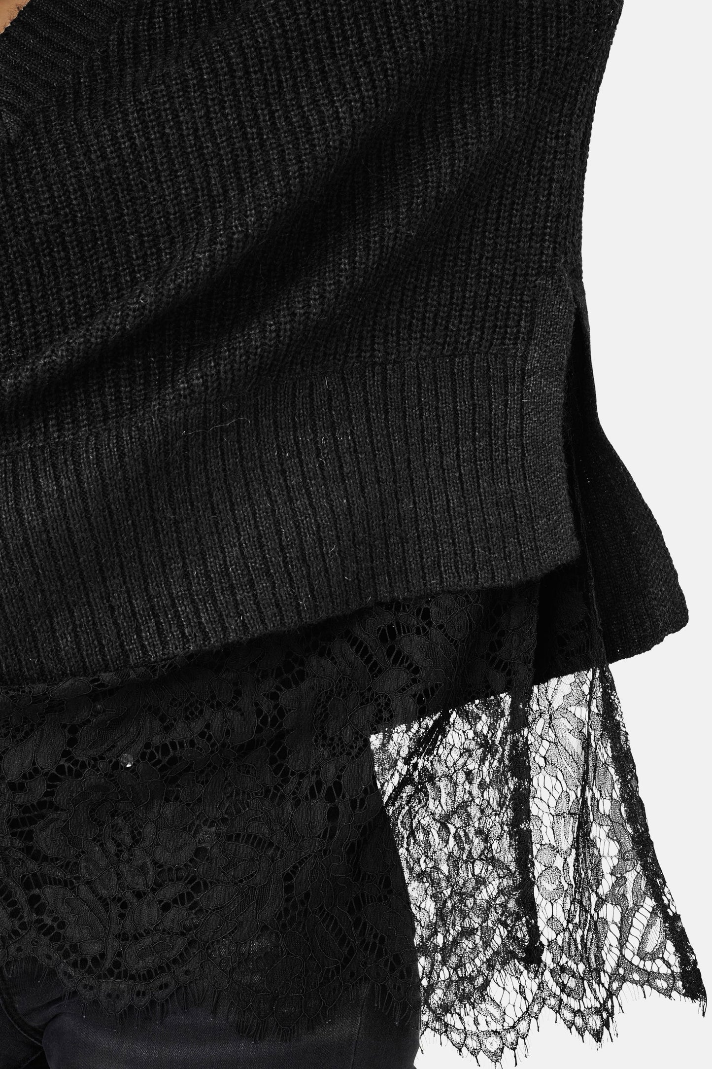 Trui met V-hals zwart - ONLY®