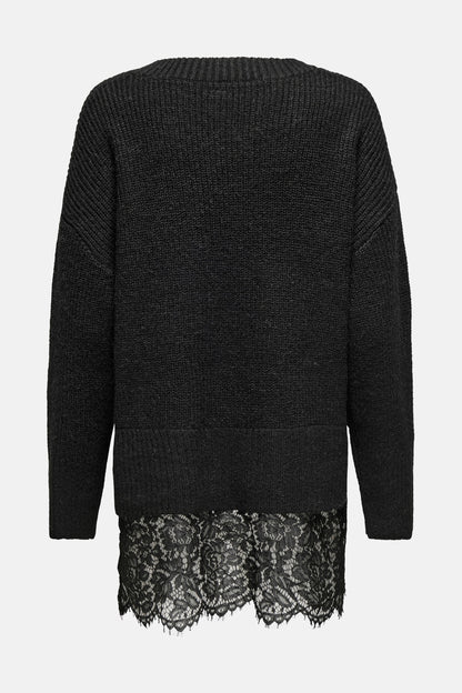 Trui met V-hals zwart - ONLY®
