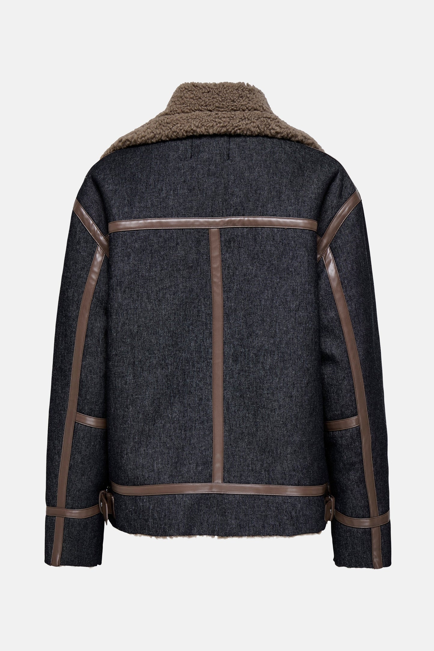Korte jas donkerblauwe denim - ONLY®
