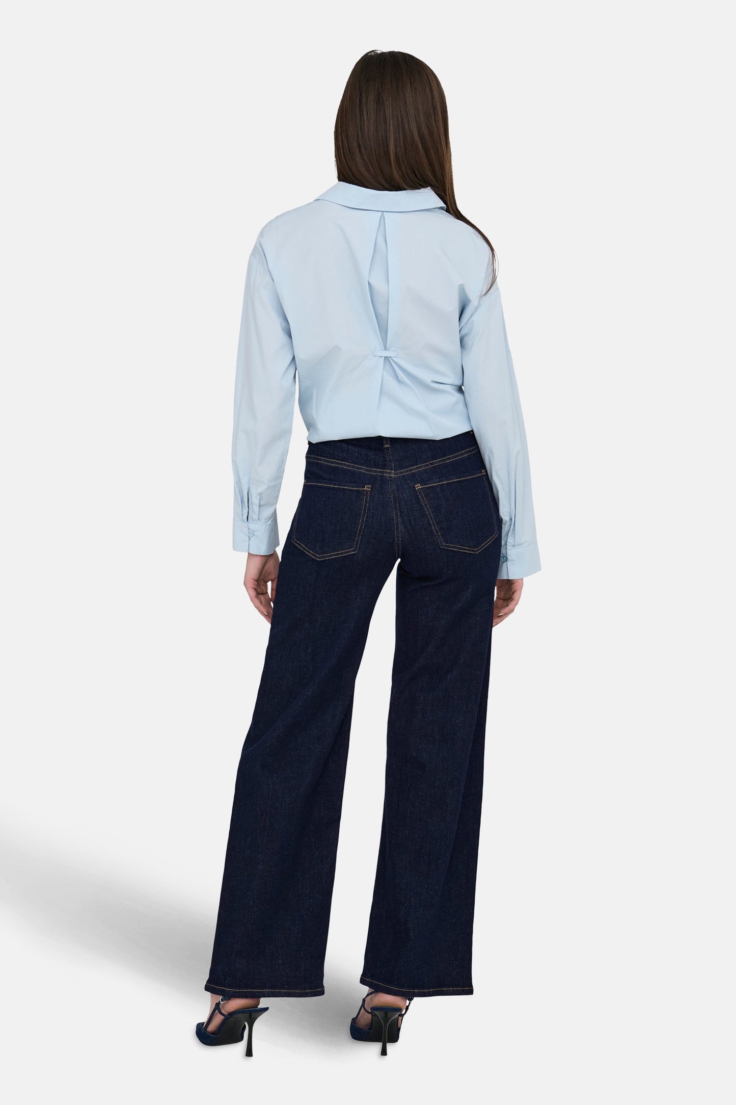 FELINAFINA - Donkerblauwe Denim Jeans