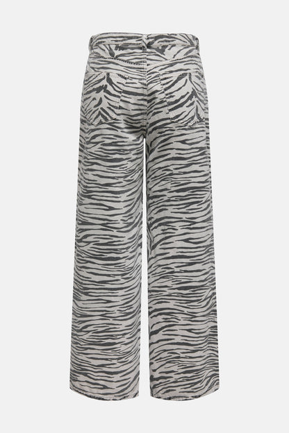 Lichtgrijze Denim Broek