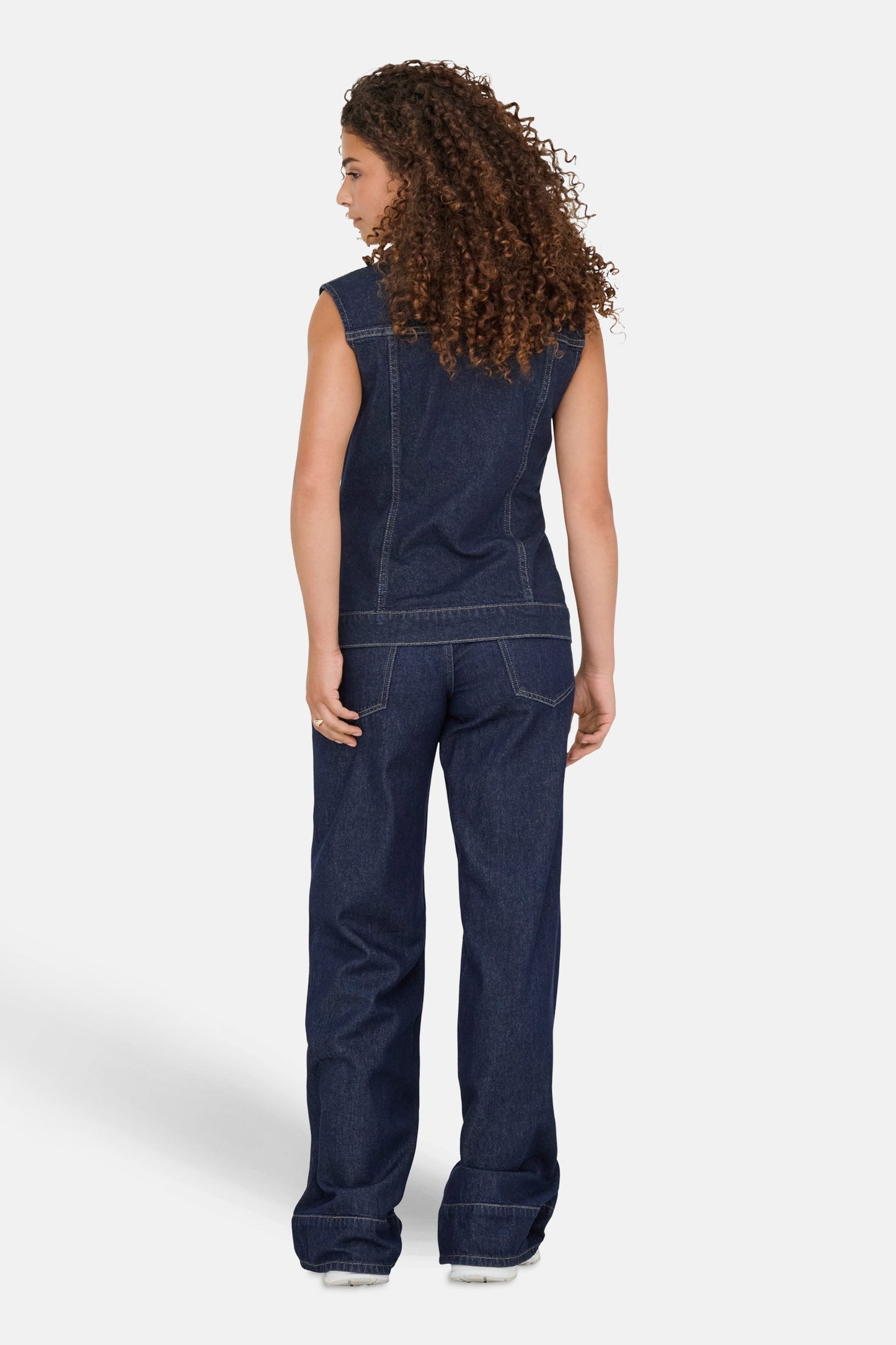 Jas (zonder mouwen) donkerblauwe denim - ONLY®