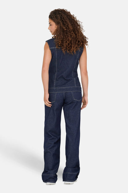 Jas (zonder mouwen) donkerblauwe denim - ONLY®