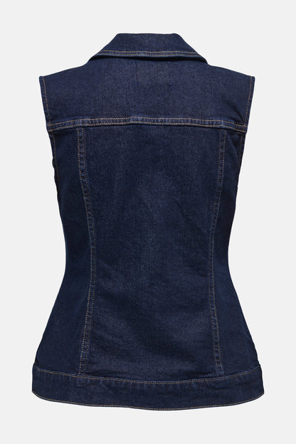 Jas (zonder mouwen) donkerblauwe denim - ONLY®