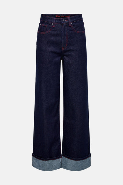 Jeans wijd donkerblauwe denim - ONLY®