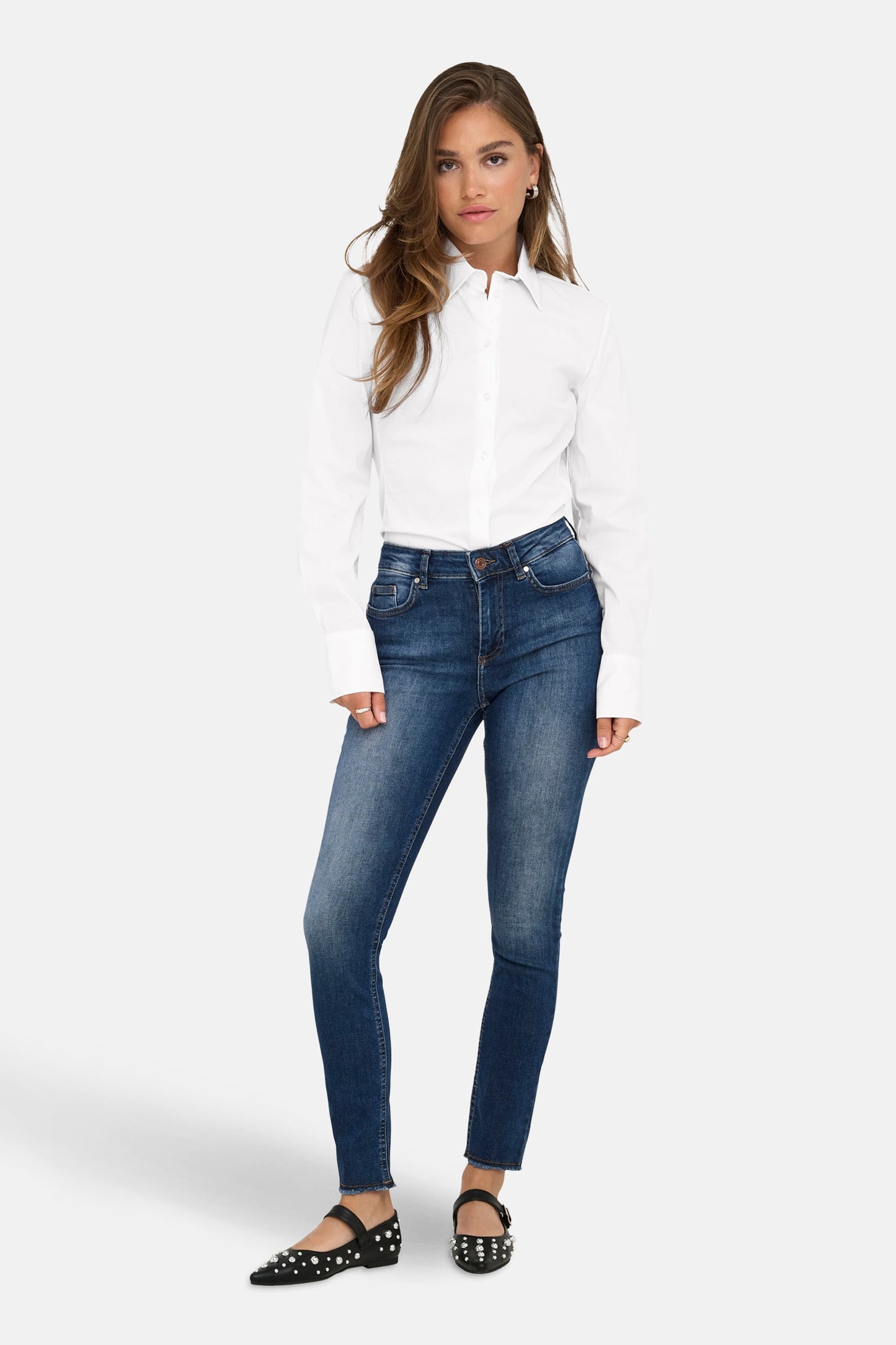 Hemd (lange mouwen) wit - ONLY®