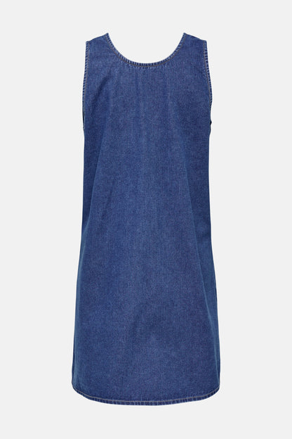 Mid Blue Denim Dress