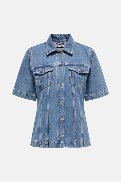 Mid Blue Denim Shirt