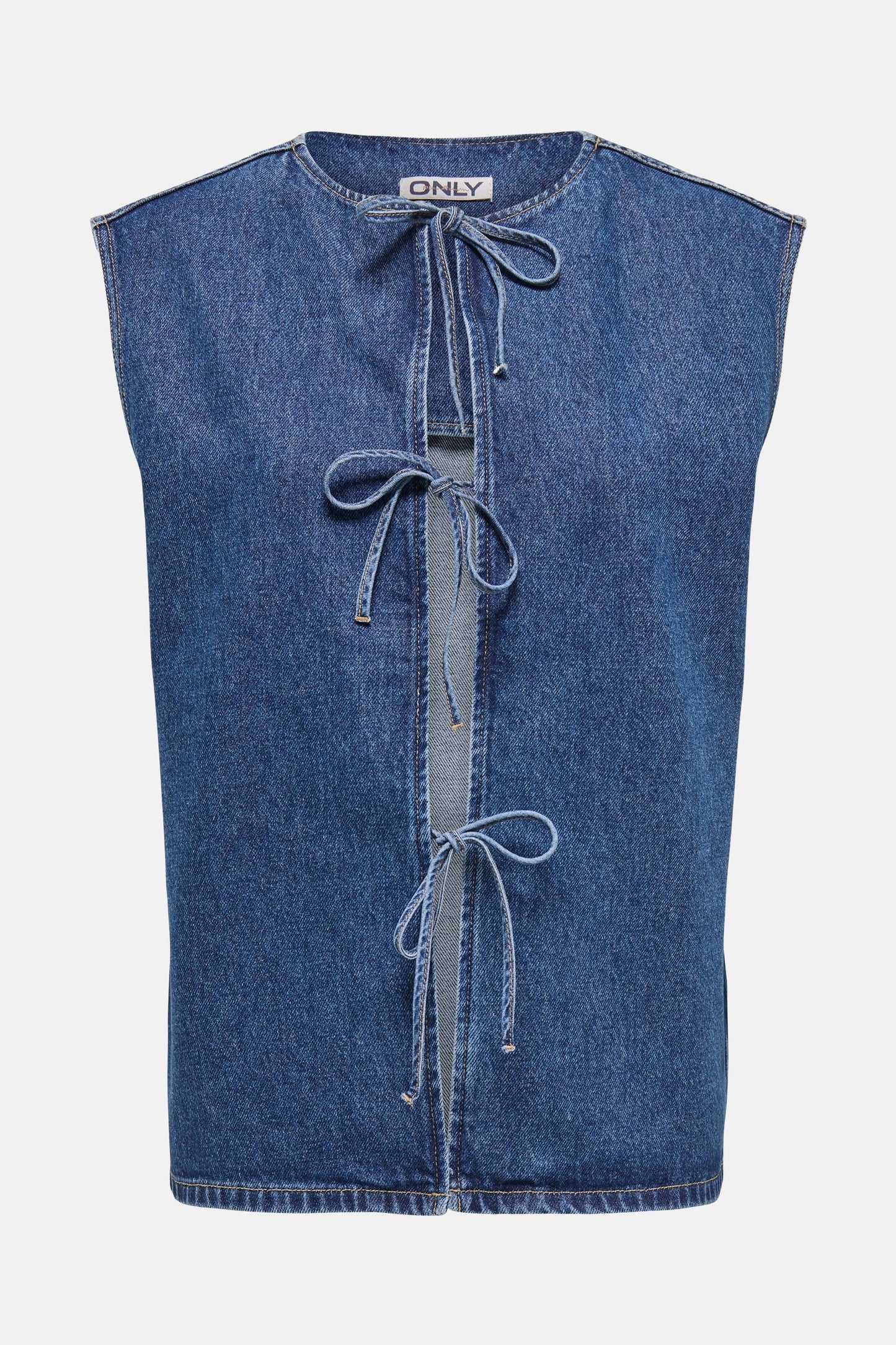 Donkerblauwe Denim Top