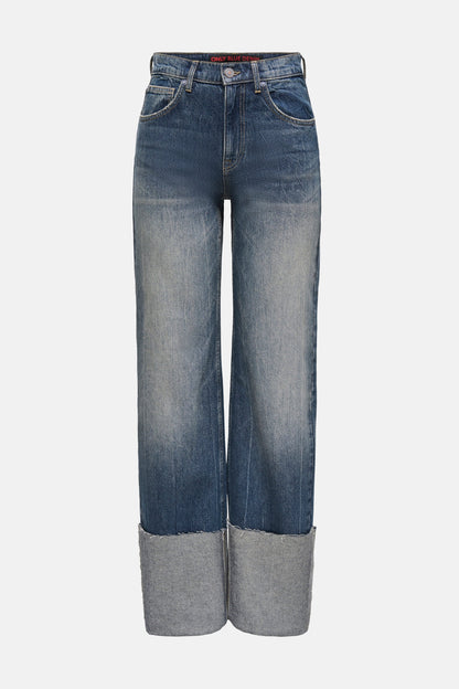 Jeans wijd mid blue denim - ONLY®
