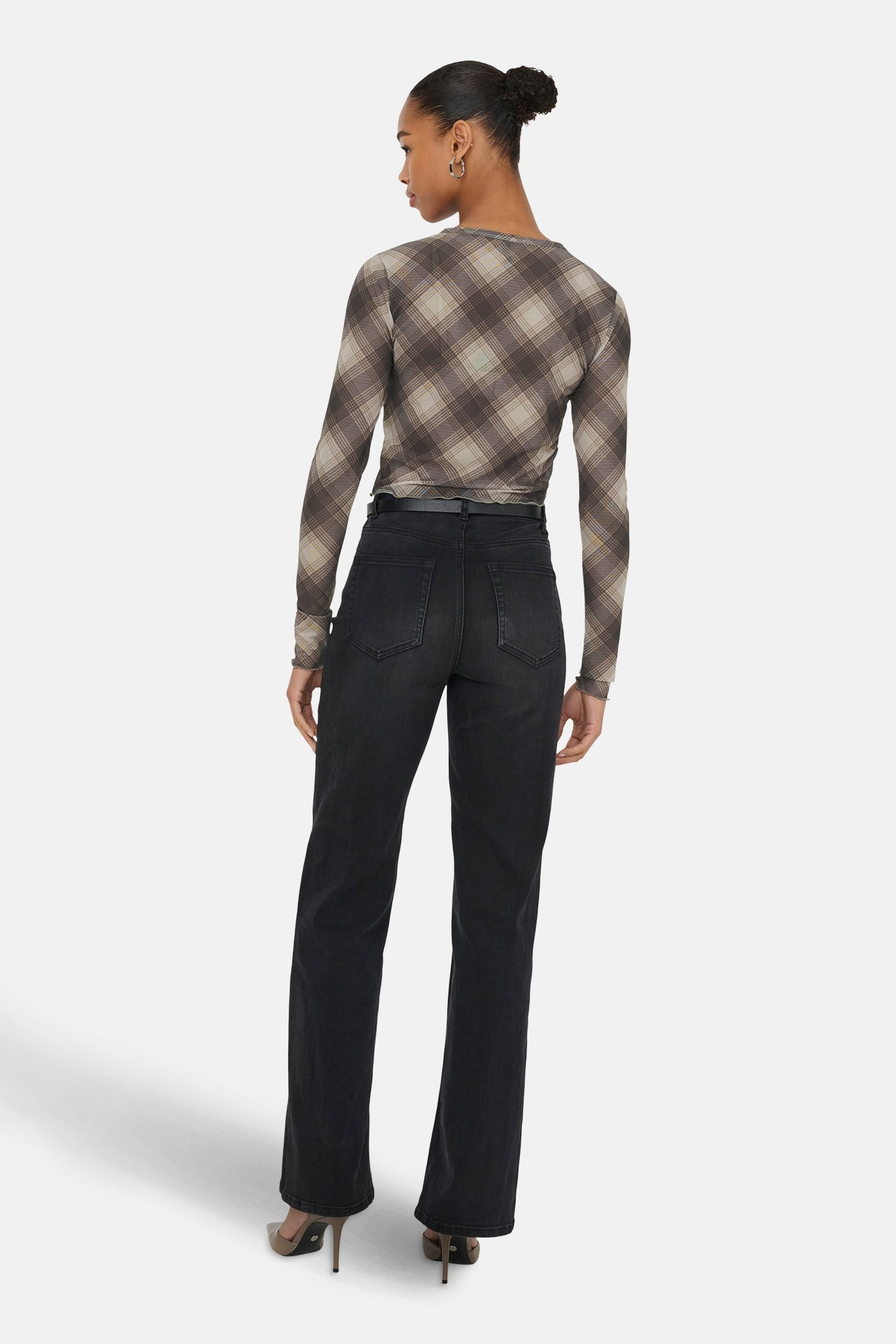 Lange Mouwen T-shirt - Bruin