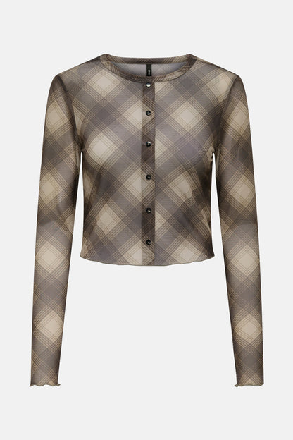 Lange Mouwen T-shirt - Bruin