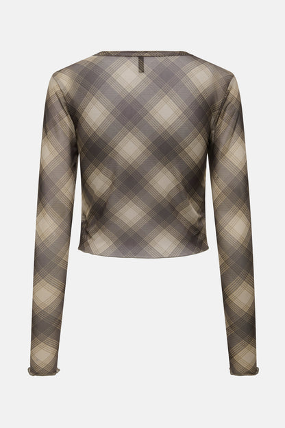 Lange Mouwen T-shirt - Bruin