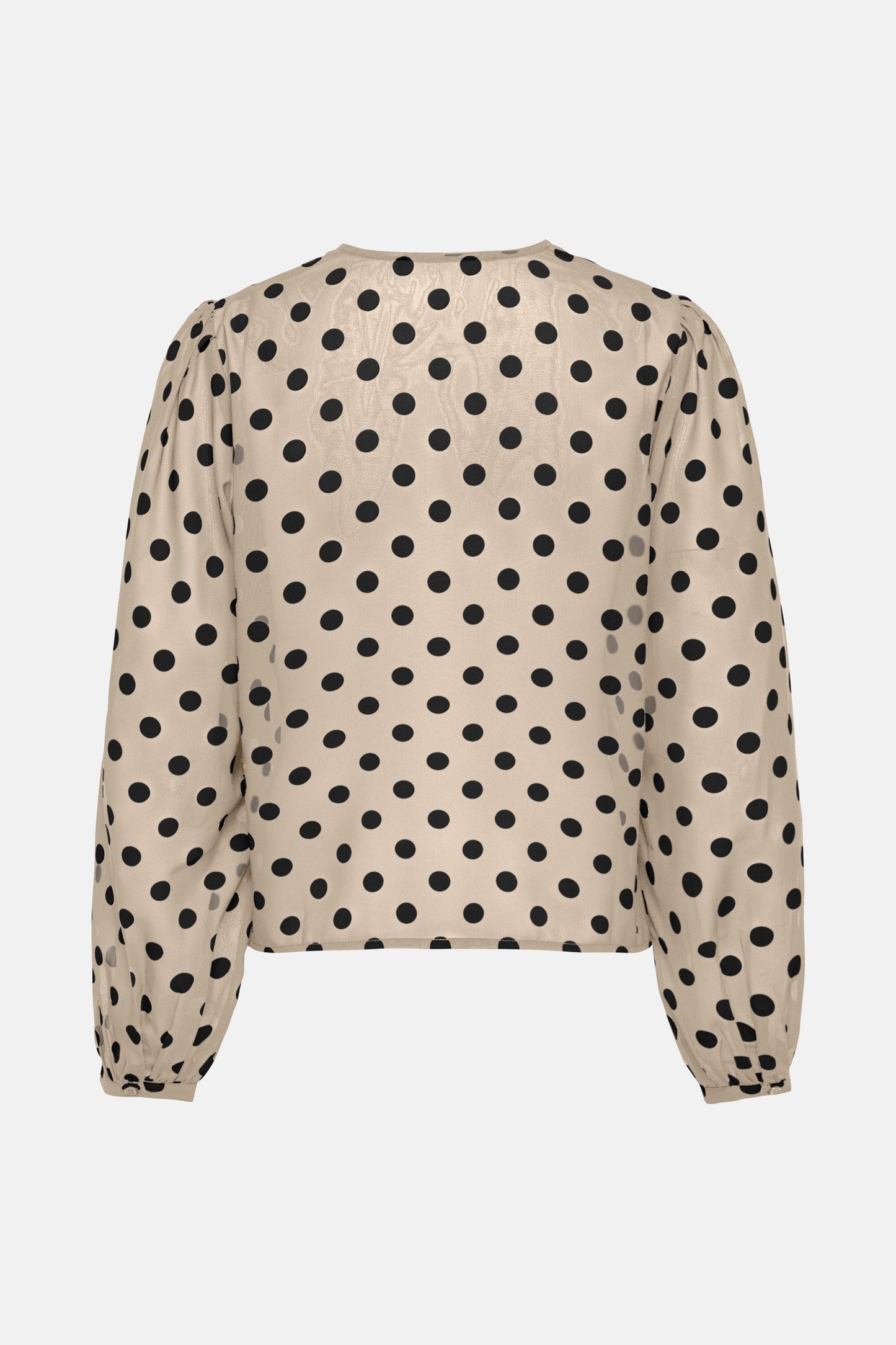 Blouse met lange mouwen - goud