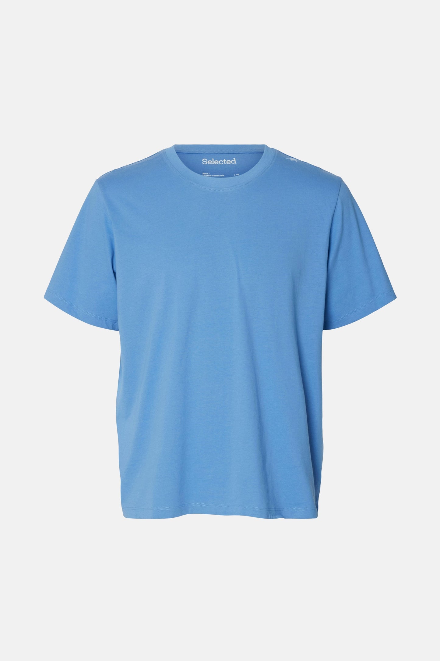 Blauwe Korte Mouwen T-shirt - Geselecteerd
