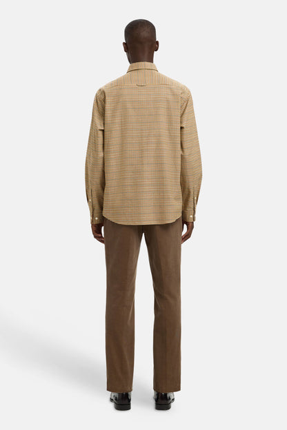 Hemd (lange mouwen) bruin - SELECTED