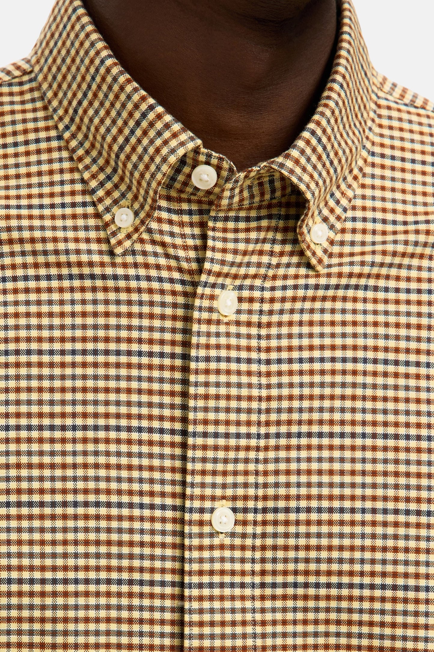 Hemd (lange mouwen) bruin - SELECTED