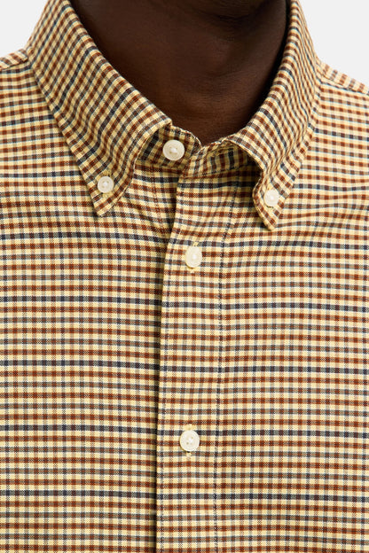 Hemd (lange mouwen) bruin - SELECTED