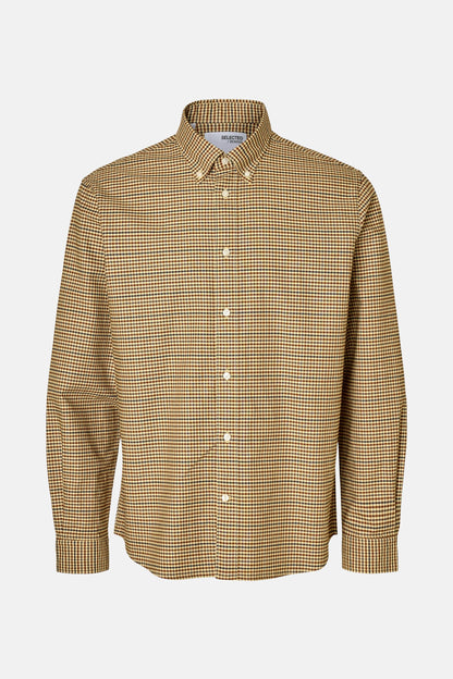 Hemd (lange mouwen) bruin - SELECTED