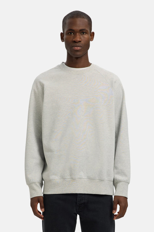 Grijze sweater met ronde hals - SELECTED