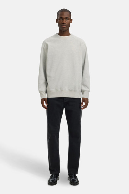 Grijze sweater met ronde hals - SELECTED