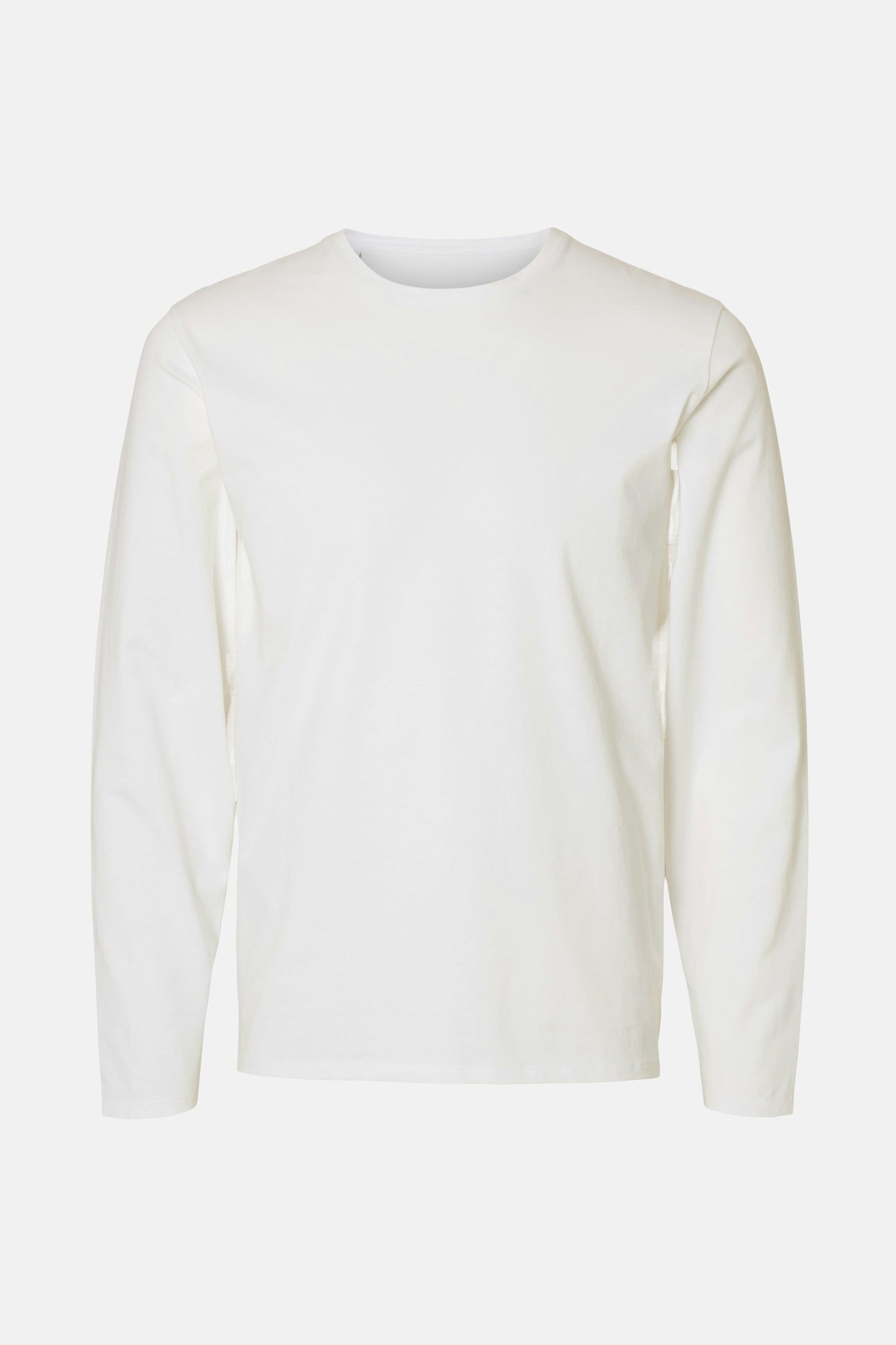 Witte T-shirt met Lange Mouwen