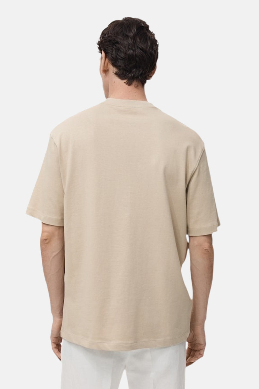 Beige Short Sleeve T-Shirt - MANGO