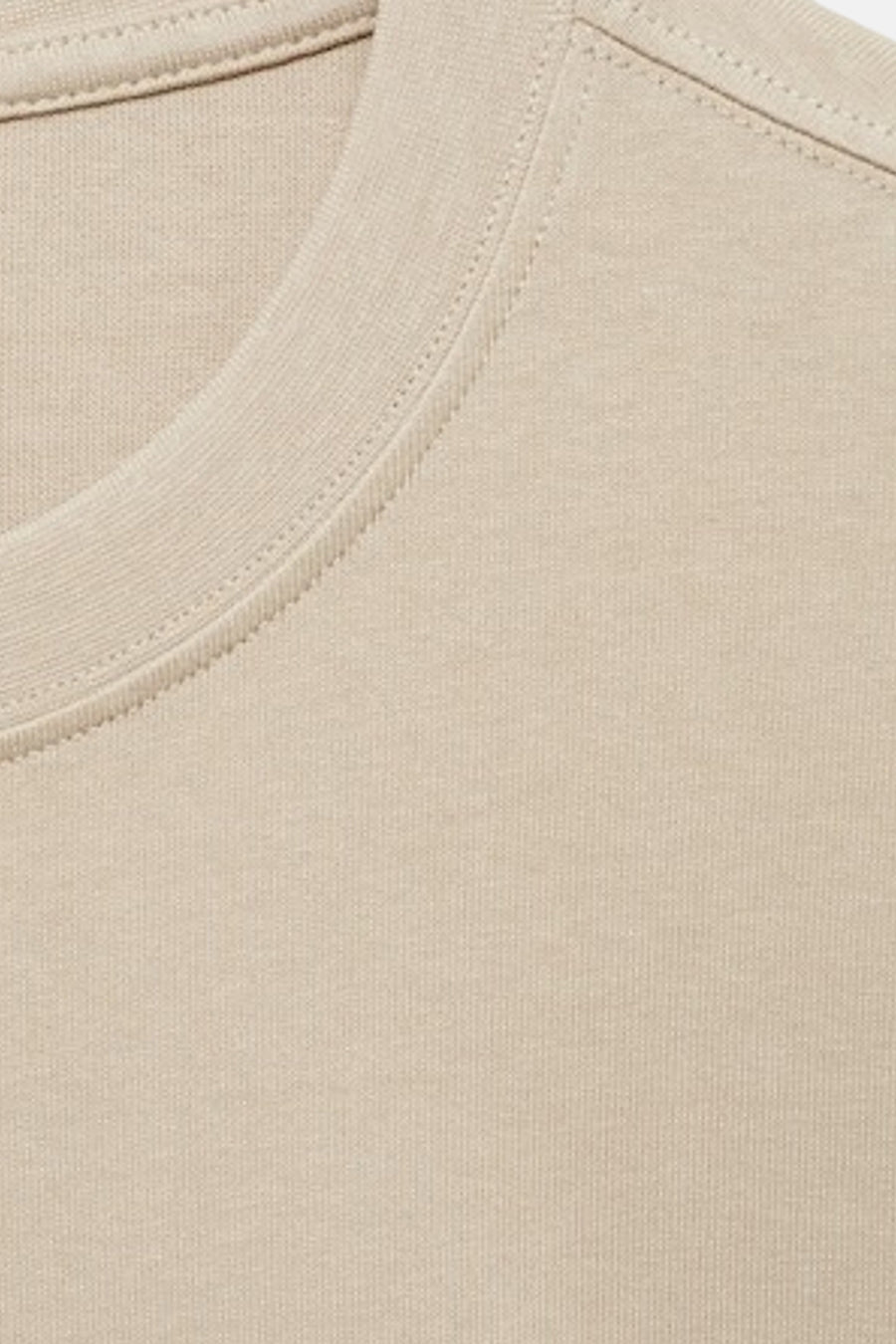 Beige Short Sleeve T-Shirt - MANGO
