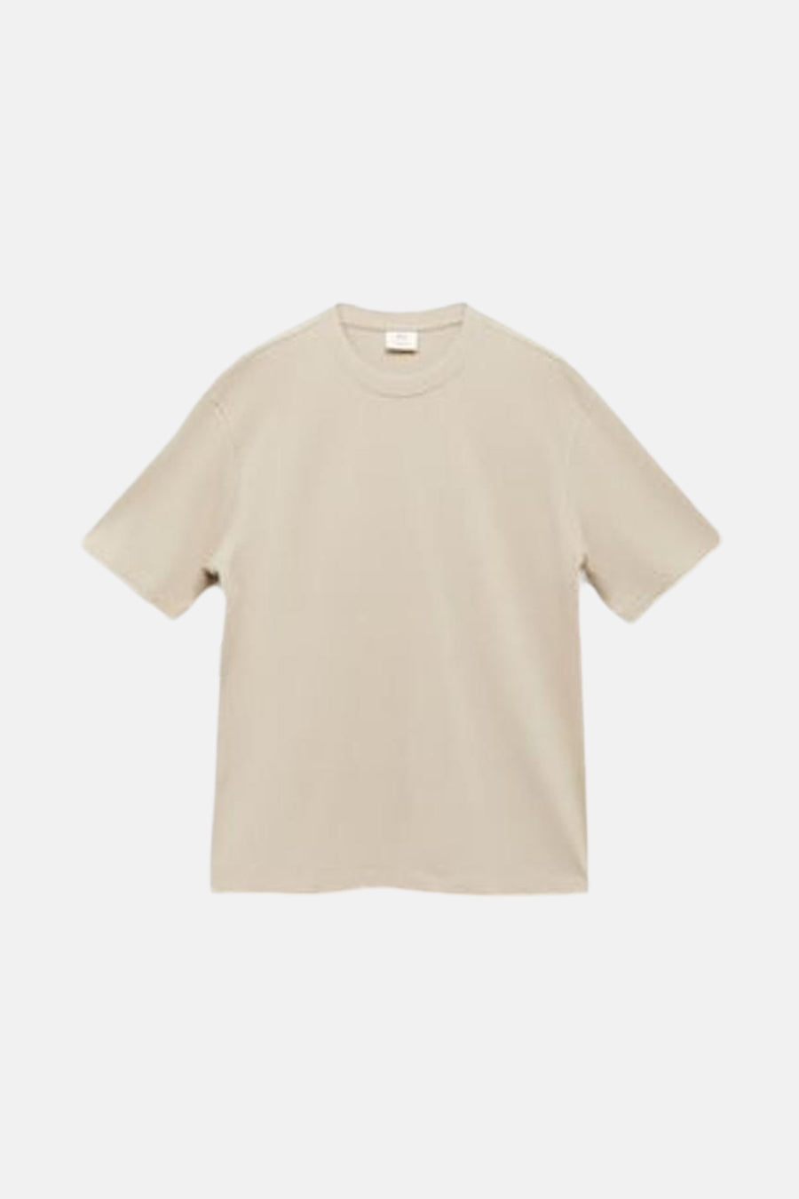 Beige Short Sleeve T-Shirt - MANGO