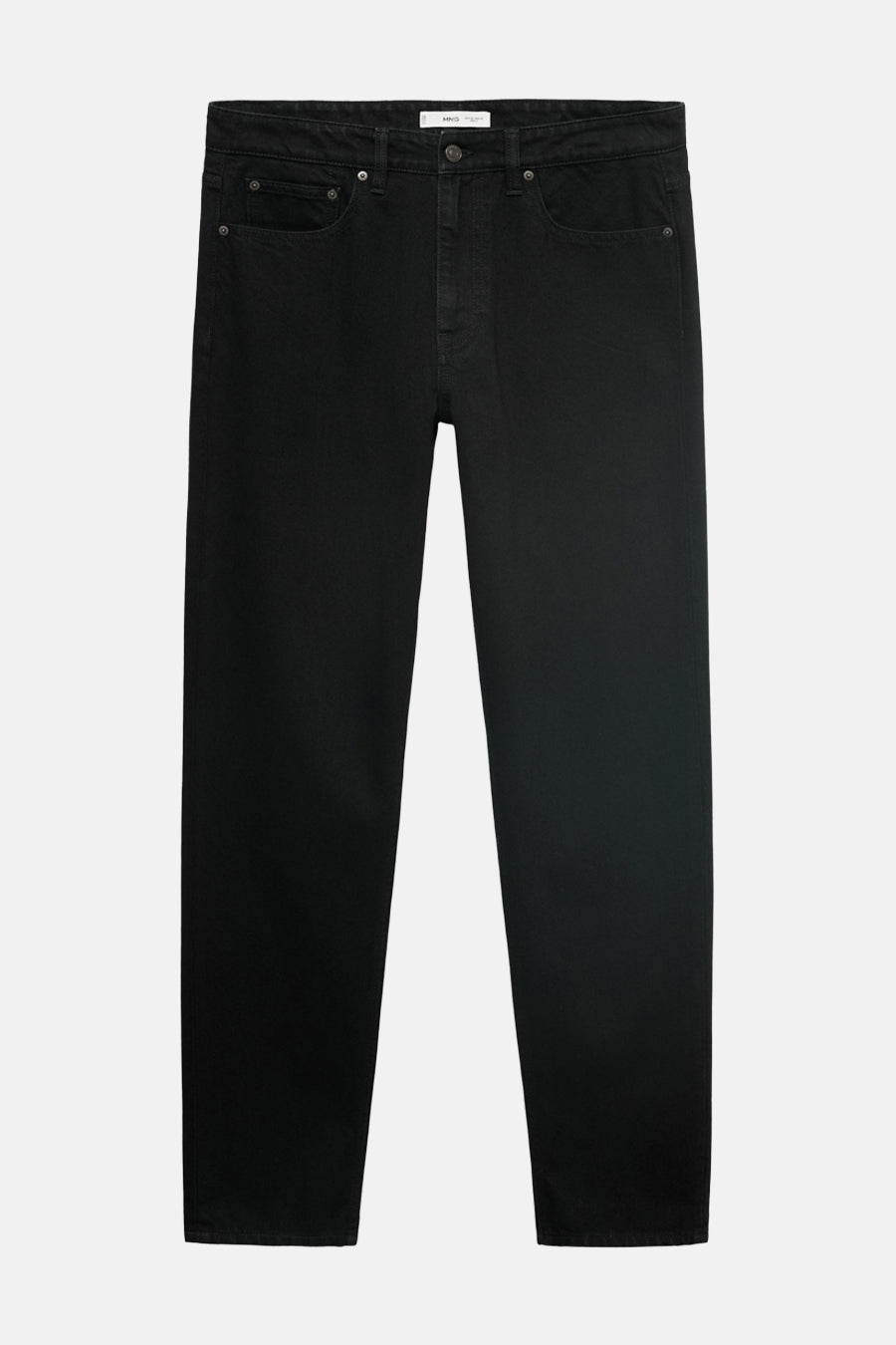 Rechte jeans donkergrijze denim - MANGO