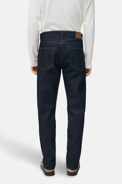 Rechtermode jeans donkerblauwe denim - MANGO