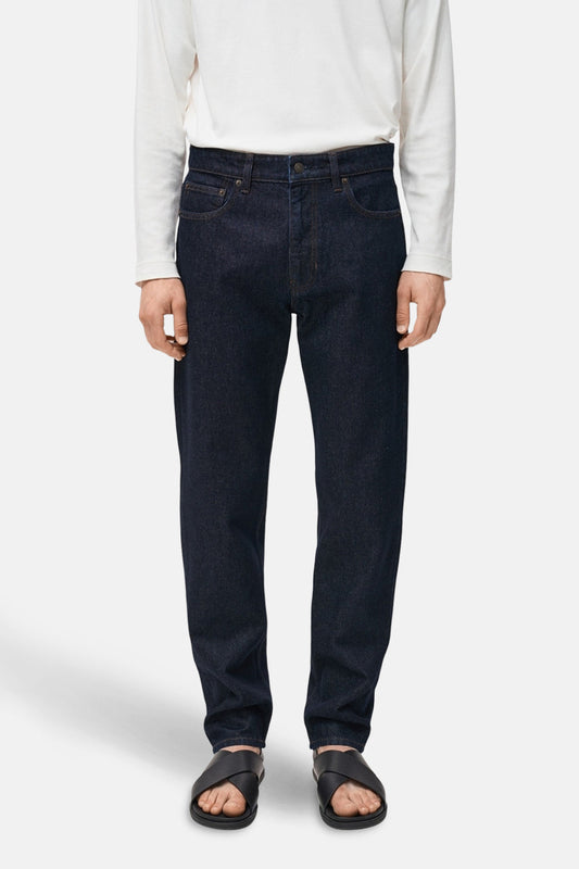 Rechtermode jeans donkerblauwe denim - MANGO