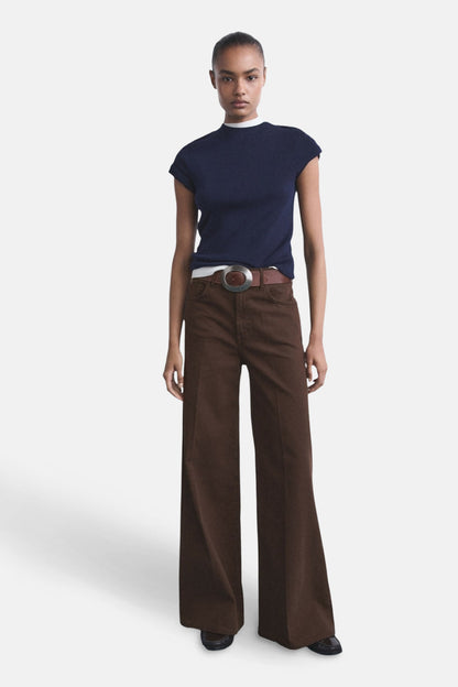 Bruine Gekleurde Jeans