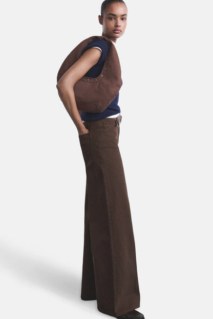 Bruine Gekleurde Jeans