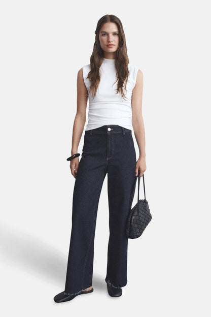 CATHERIN - Donkerblauwe Denim Jeans