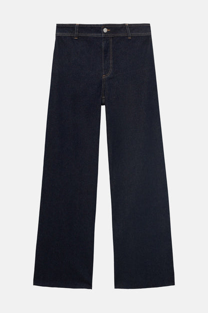 CATHERIN - Donkerblauwe Denim Jeans