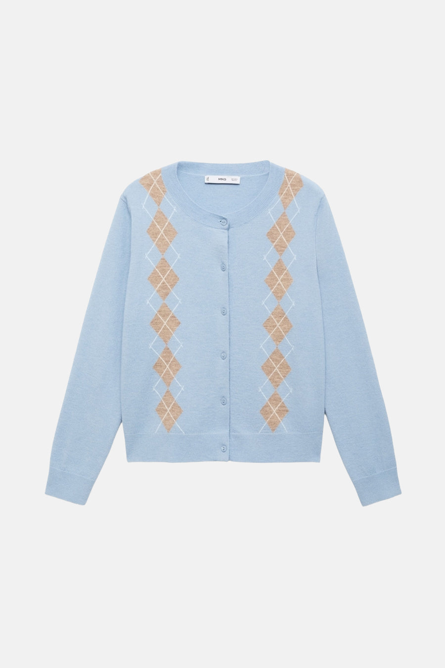 Blauwe gilet - MANGO