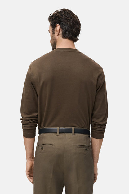 T-shirt (lange mouwen) groen - MANGO