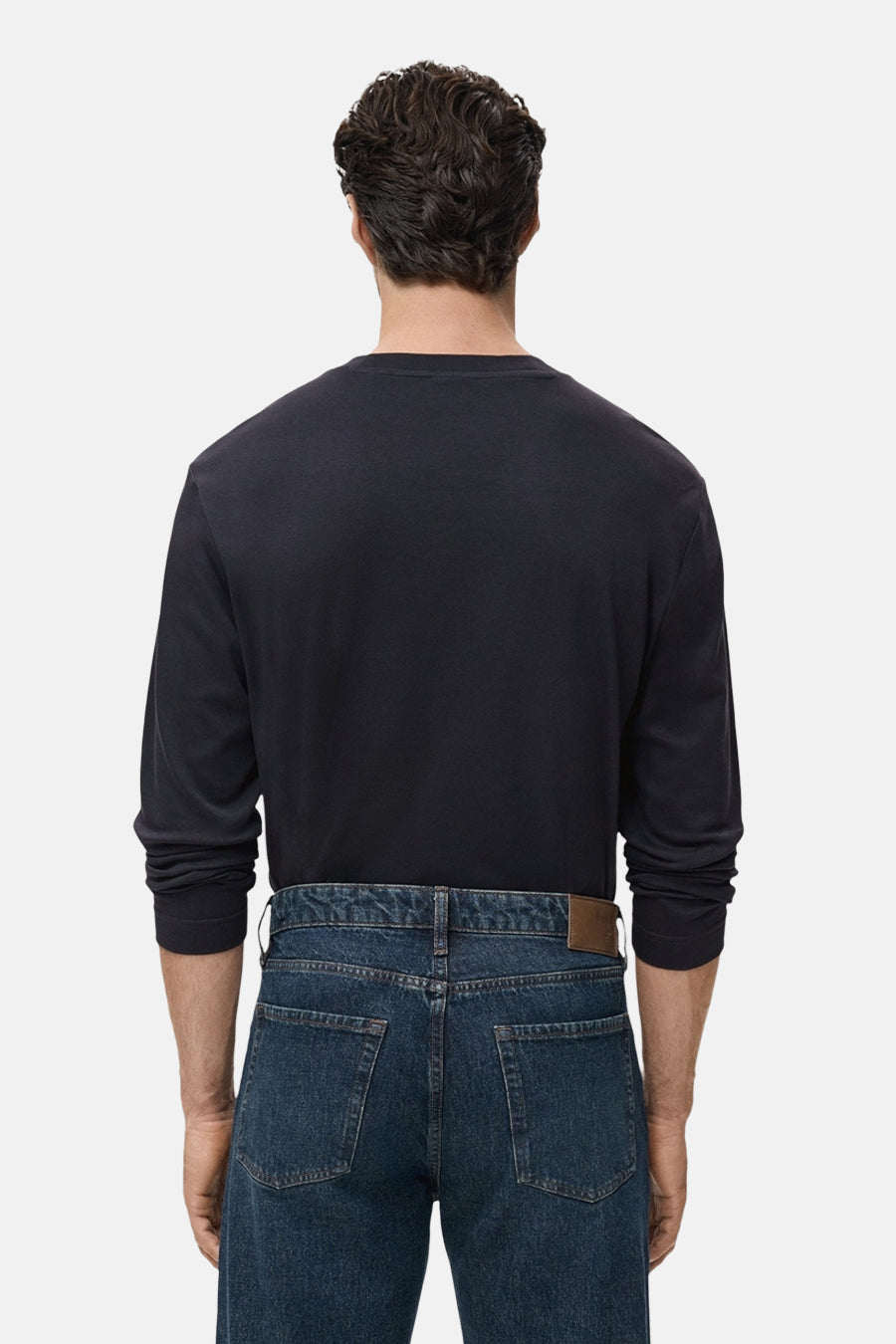 T-shirt (lange mouwen) blauw - MANGO