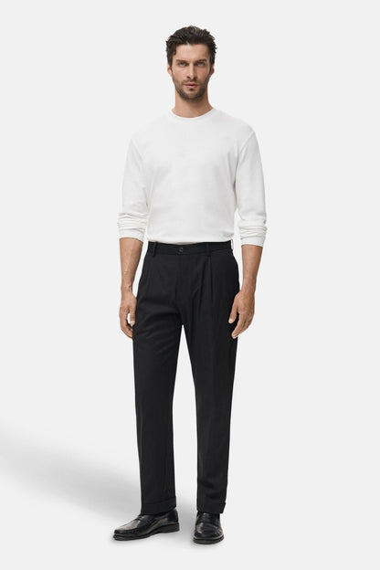 T-shirt (lange mouwen) wit - MANGO