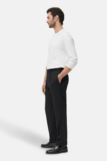 T-shirt (lange mouwen) wit - MANGO