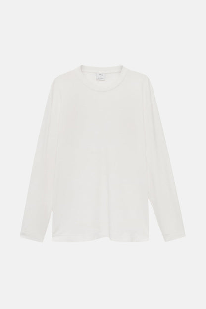 T-shirt (lange mouwen) wit - MANGO
