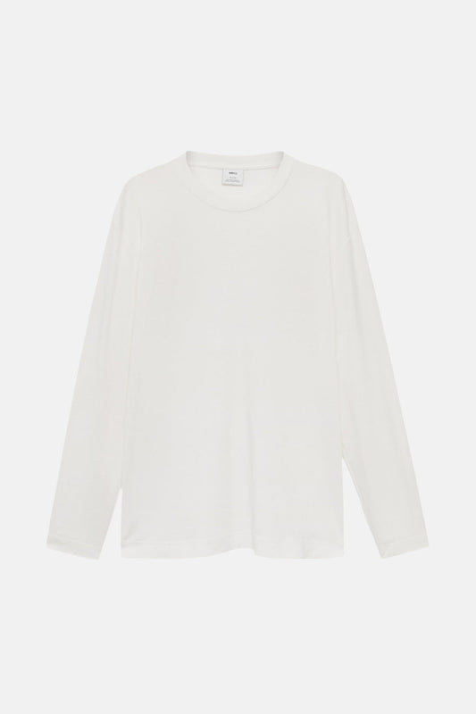 T-shirt (lange mouwen) wit - MANGO