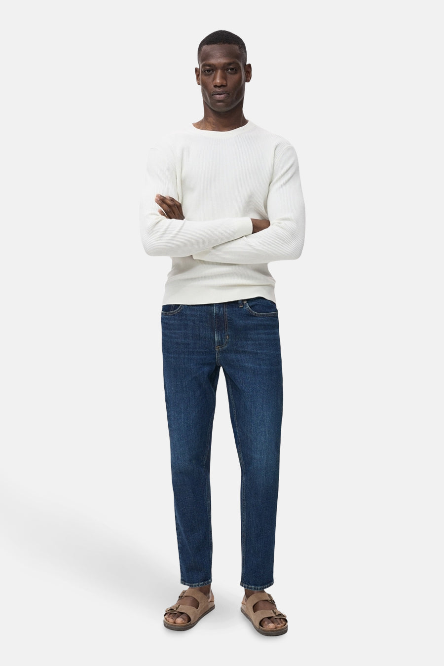 BEN MANGO - Donkerblauwe Denim Jeans