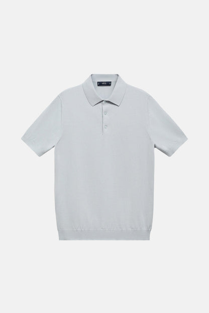 Korte Mouwen Polo - Lichtblauw