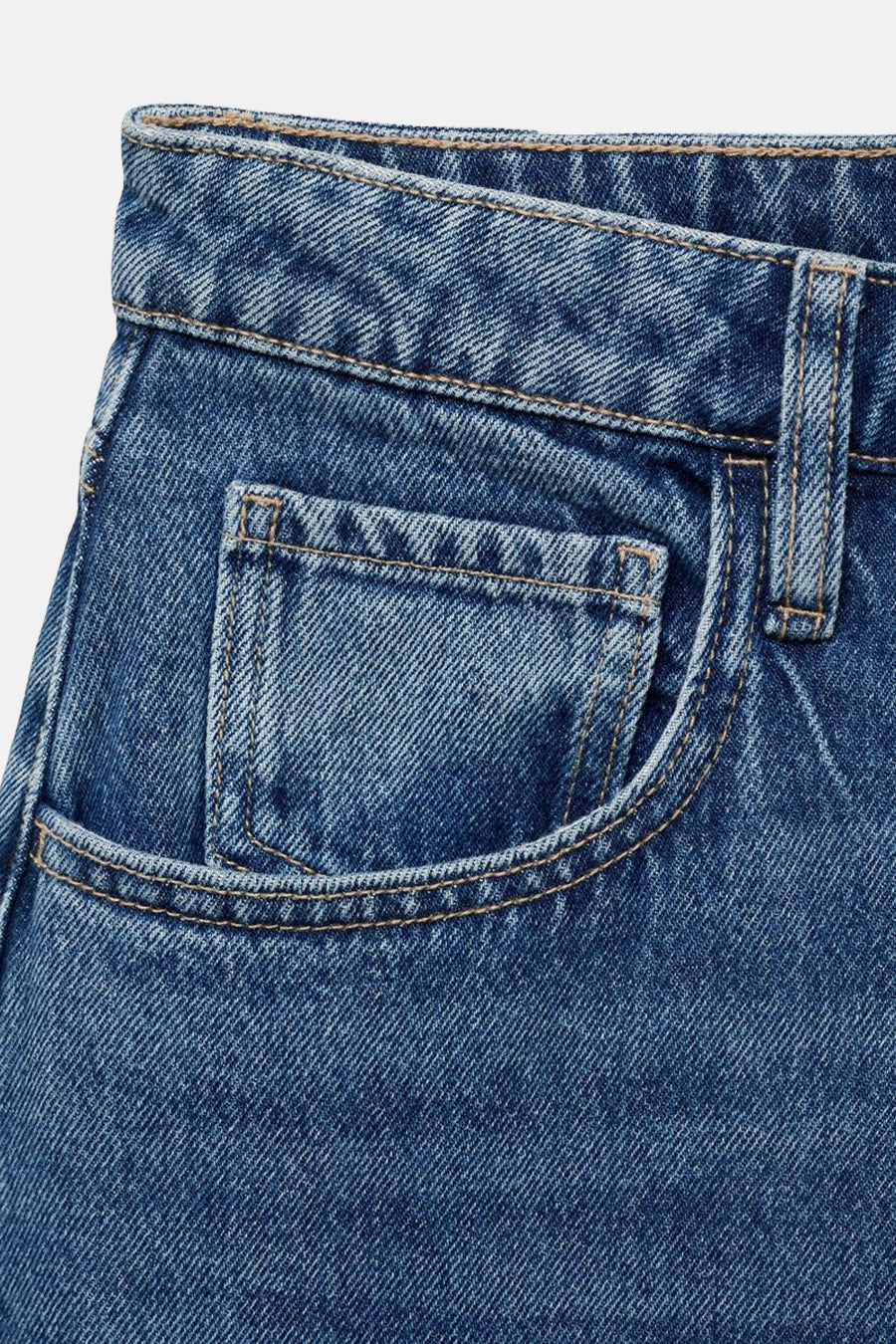 Mid-Blue Denim Jeans