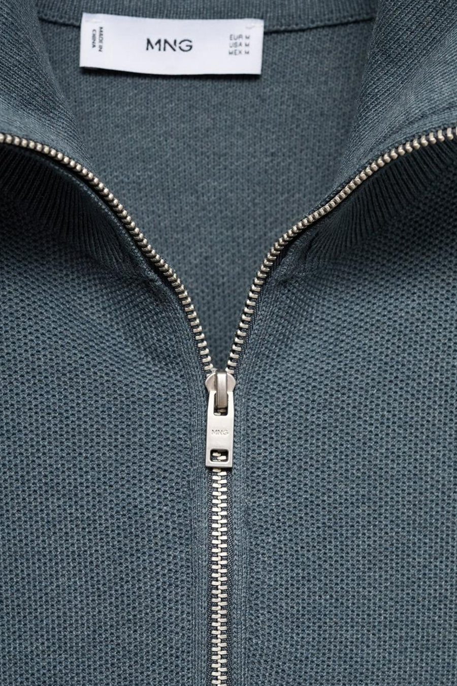 Pull met rolkraag - Blauw